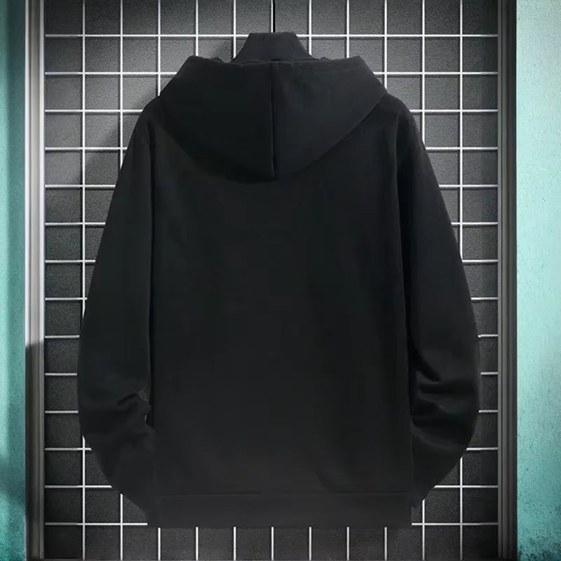 2025 Fall/Winter New Arrival Men'S Hoodie High Quality Solid Color Hooded Sweatshirt Male Home Outdoor Casual Fashion Pullover