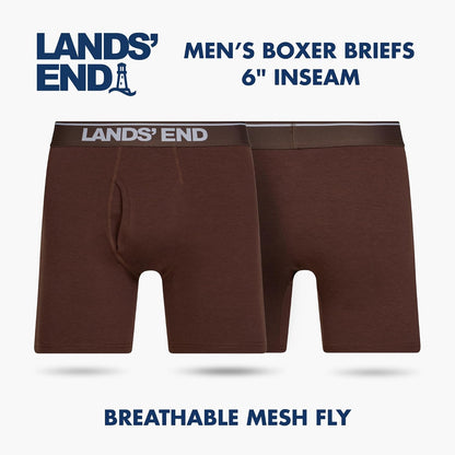 Boxer Briefs for Men Pack of 4 - Cotton Stretch Underwear