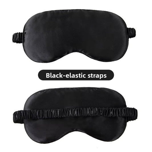 Silk Sleep Aviation Eye Mask Sleep Blackout Double-Sided Mulberry Silk Eye Mask Ice Compress Ice Silk Eye Mask