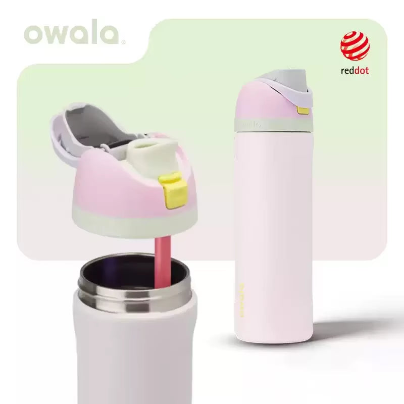 Water Bottle Insulated Stainless Steel Water Bottle with Straw, Bpa-Free Sports Water Bottle, Great for Travel,