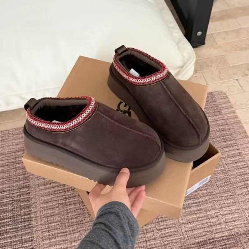 Luxury Designer Mini Classic Style Women Platform Snow Boots Full Fur Lined Winter Warm Ankle Boots K98 ‮34-53 Sezis Uggs