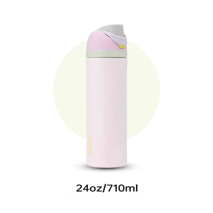 Water Bottle Insulated Stainless Steel Water Bottle with Straw, Bpa-Free Sports Water Bottle, Great for Travel,