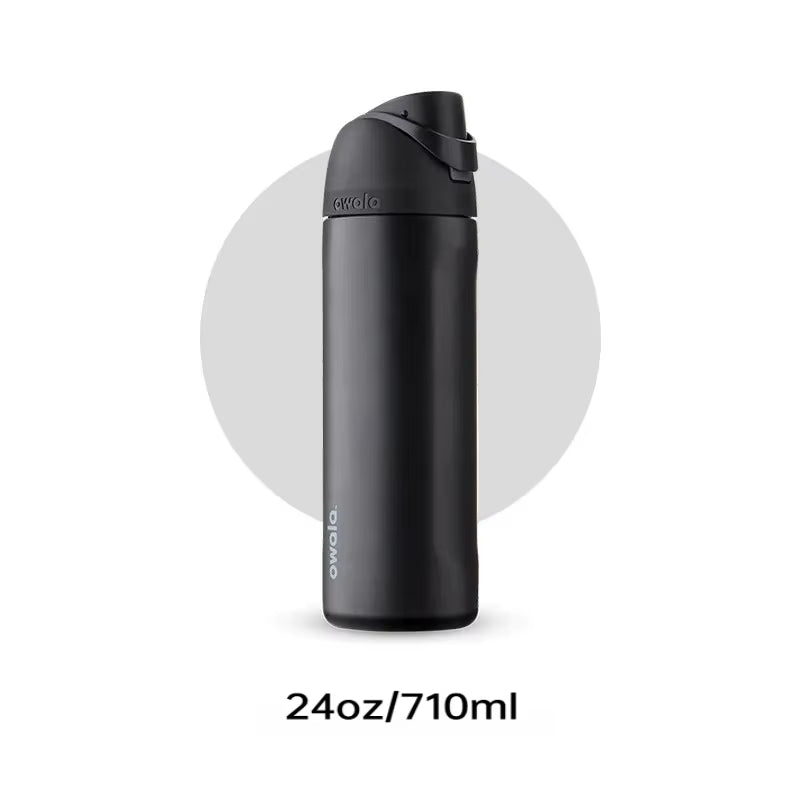 Water Bottle Insulated Stainless Steel Water Bottle with Straw, Bpa-Free Sports Water Bottle, Great for Travel,