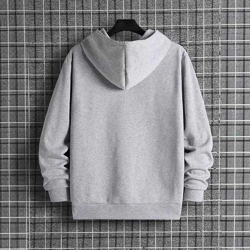 2025 Fall/Winter New Arrival Men'S Hoodie High Quality Solid Color Hooded Sweatshirt Male Home Outdoor Casual Fashion Pullover