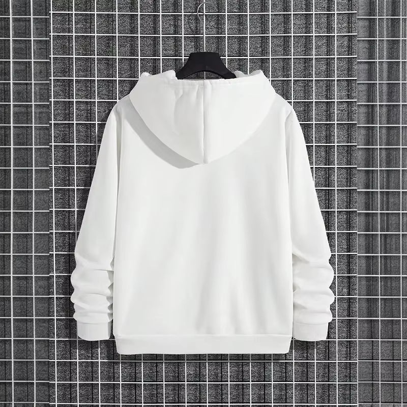 2025 Fall/Winter New Arrival Men'S Hoodie High Quality Solid Color Hooded Sweatshirt Male Home Outdoor Casual Fashion Pullover