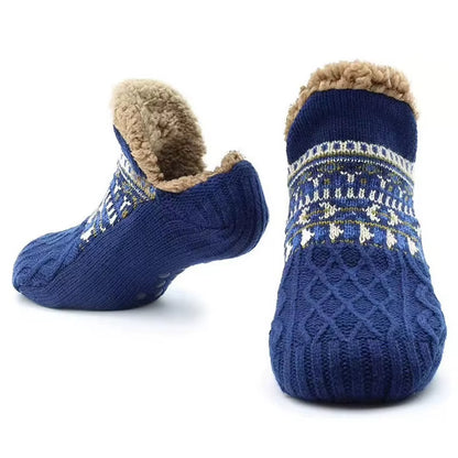 Fall and Winter Floor Socks Home Warm Women Men Socks Snow Socks Sleep Carpet Socks Slippers Socks Men Non-Slip Yoga Socks
