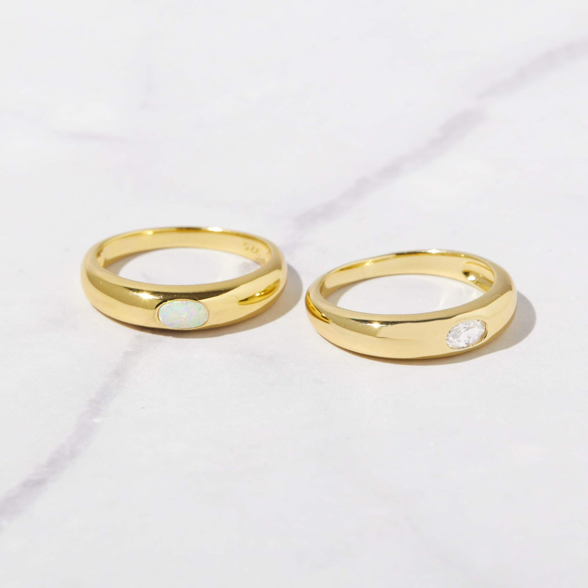 Minimalist Dome Ring, Gold Ring, Chunky Ring, Statement Ring, Signet Ring, Dainty Ring, Minimalist Ring, Stackable Ring, Gift for Her