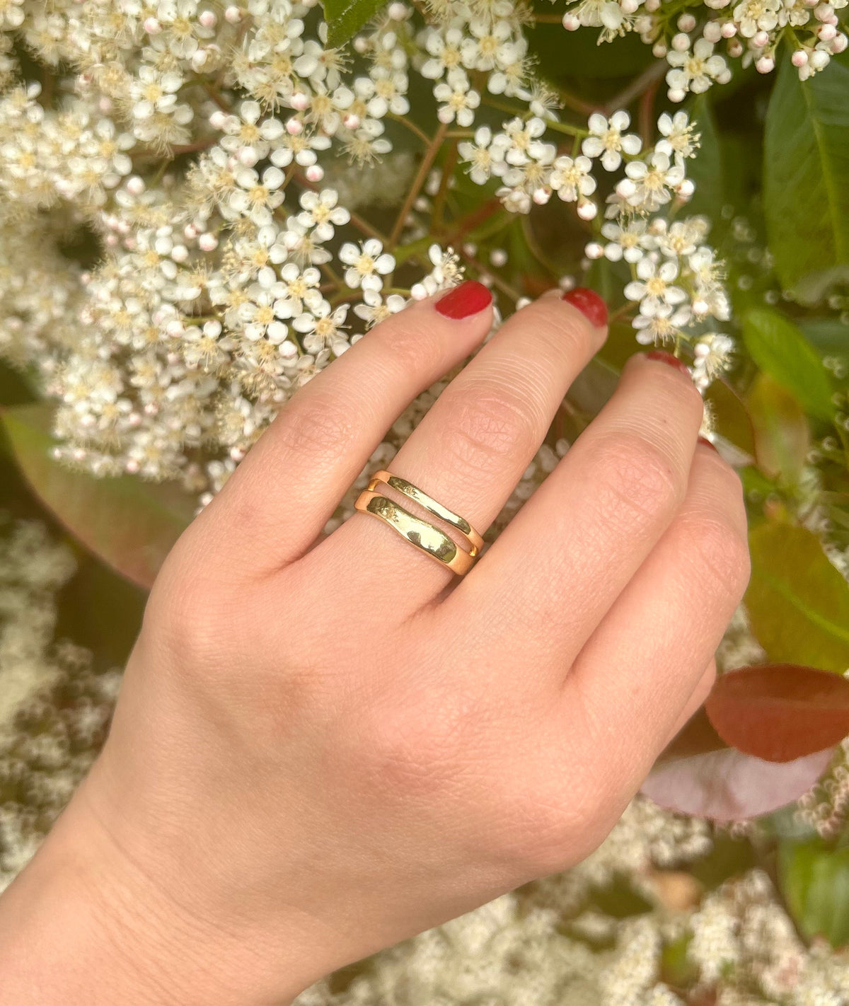Tarnish Free Gold Ring, Waterproof Gold Ring, Gold Ring Band, Statement Ring, Thumb Ring, Adjustable Ring, Stacking Rings, Minimalist Ring