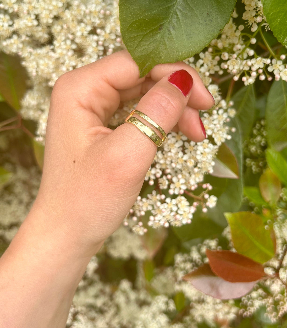 Tarnish Free Gold Ring, Waterproof Gold Ring, Gold Ring Band, Statement Ring, Thumb Ring, Adjustable Ring, Stacking Rings, Minimalist Ring